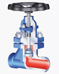 Запорный клапан 12.005 ARI-STOBU  PN16, литая сталь 1.0619+N, под приварку (PN 16, DN 80)
