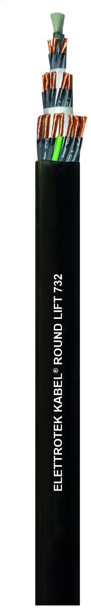 Крановые и лифтовые кабели Elettrotek Kabel ROUND LIFT 732