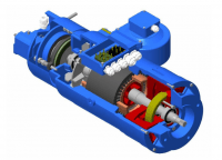 Электродвигатель motor DAFN8C Poles 2/4 V4 00 /50 Dahlander Kw 18.5 / 15flange 350 shaft 48 X110 brake160MSDD