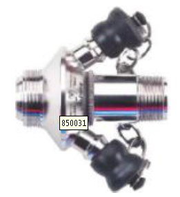 850031 Корпус клапана пробоотборного стерильного Keofitt серия W9 тип S /резьба М28х1.5 включая втулку/