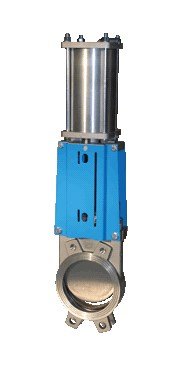 Задвижка шиберная Knife-Gate-Valve, GG25/EPDM, DN300, PN6 GG25/stainless steel/EPDM, double-acting size: DN300 (flange acc. PN10)