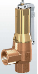 Предохранительный клапан 642-mGFL р/р СС499К(красная латунь) Тмакс=+200oC PN16 Руст=0,5-16бар (DN65, 65x65, 642-mGFL-50-f/f-50/50-PTFE/EPDM 0,5-16bar)